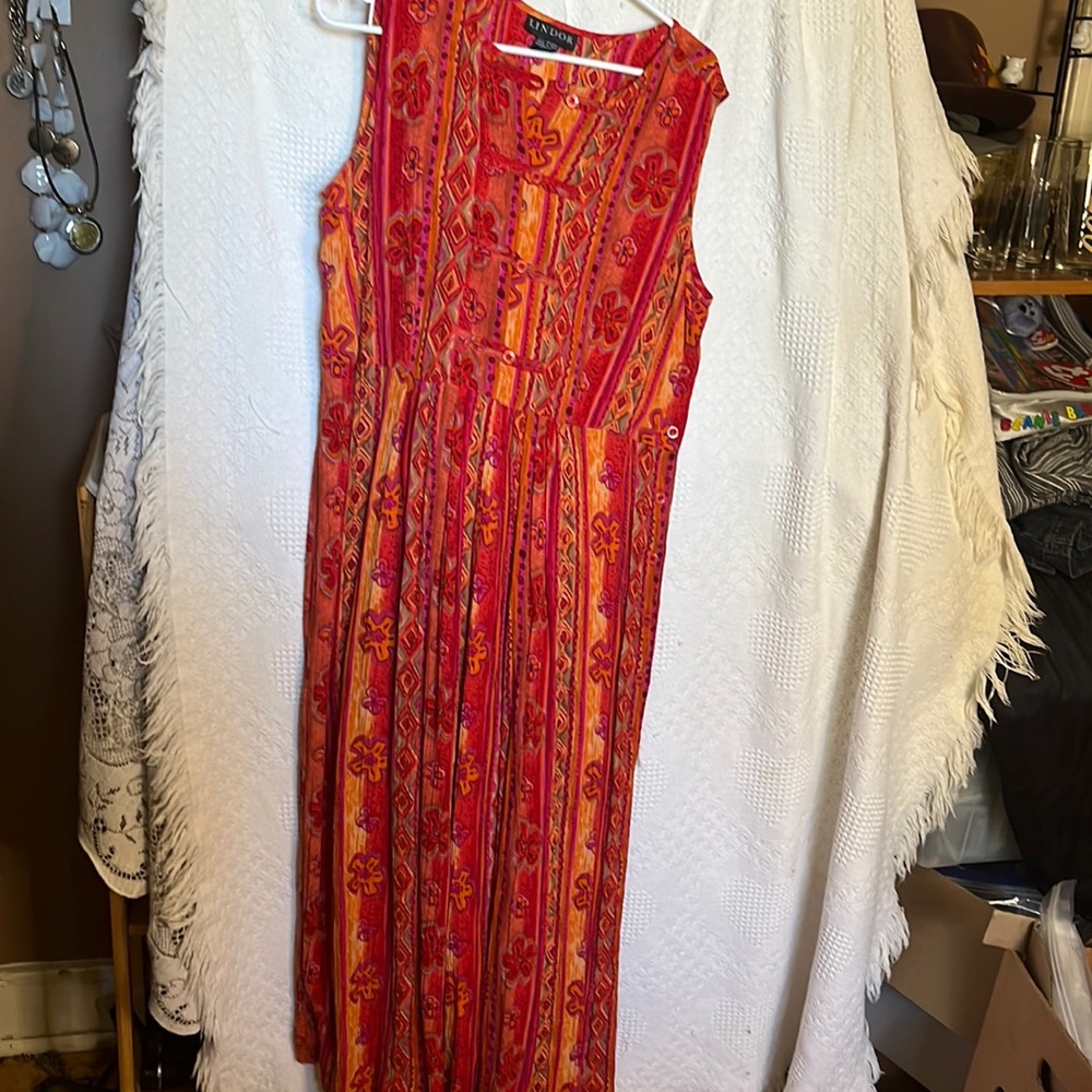 😄Vintage Maxi Dress Stunning Colours